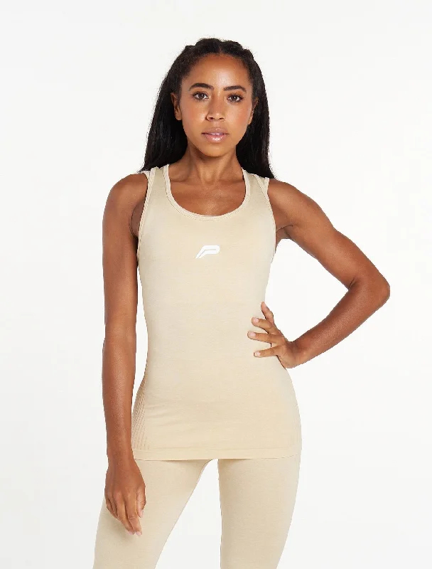 ADAPT Seamless Vest - Marl Beige