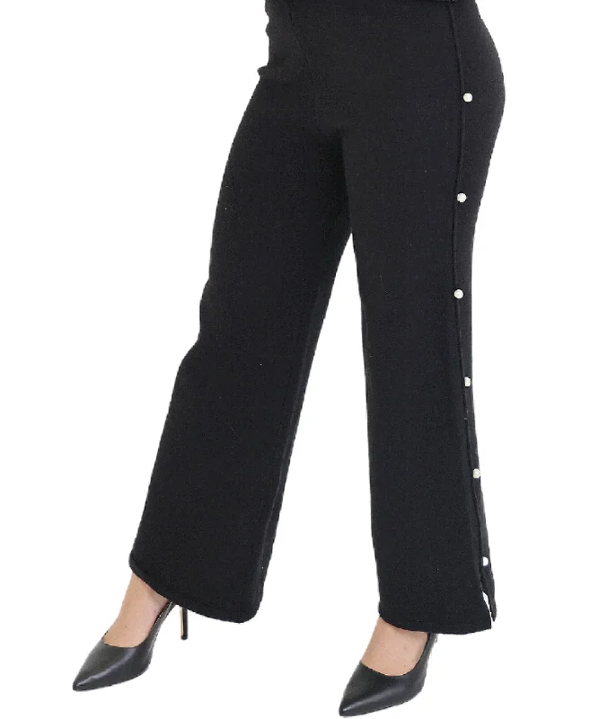 Knit Pants w/ Pearls