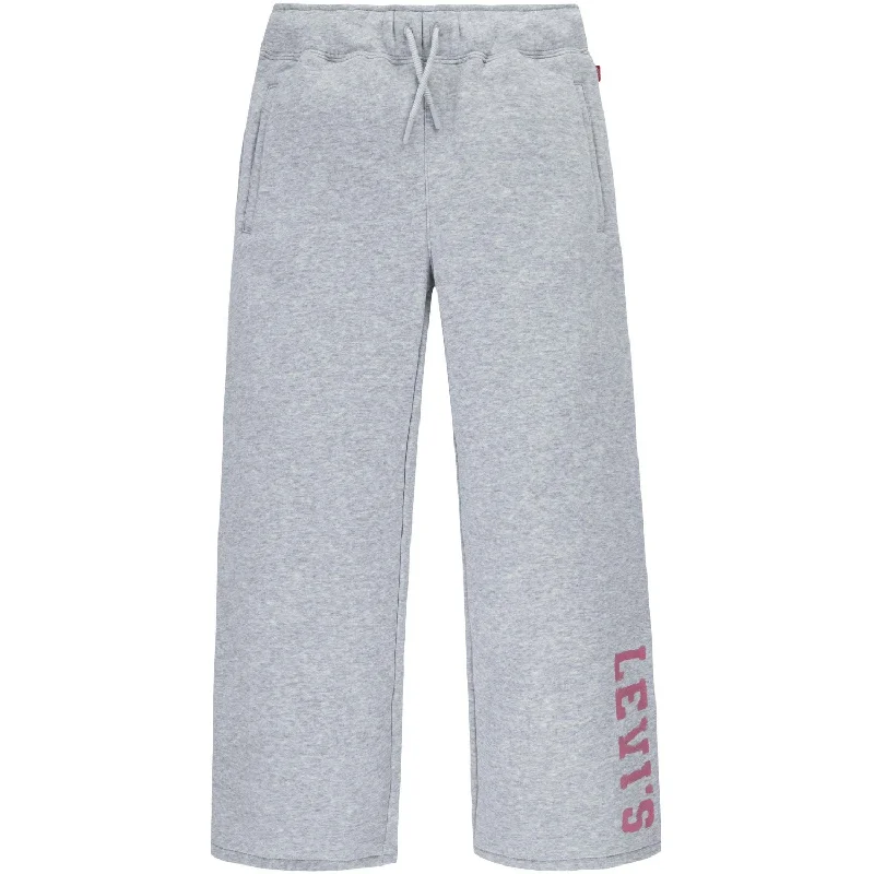 Levi's GREY Fleece Wide Leg Pants