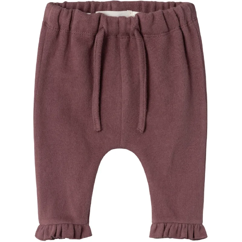 Lil'Atelier Rose Brown Thoro Hil Pants