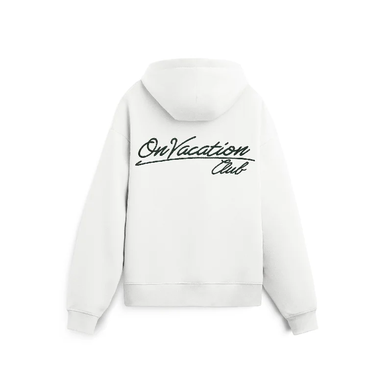 Sign Logo Zip Hoodie - Off White