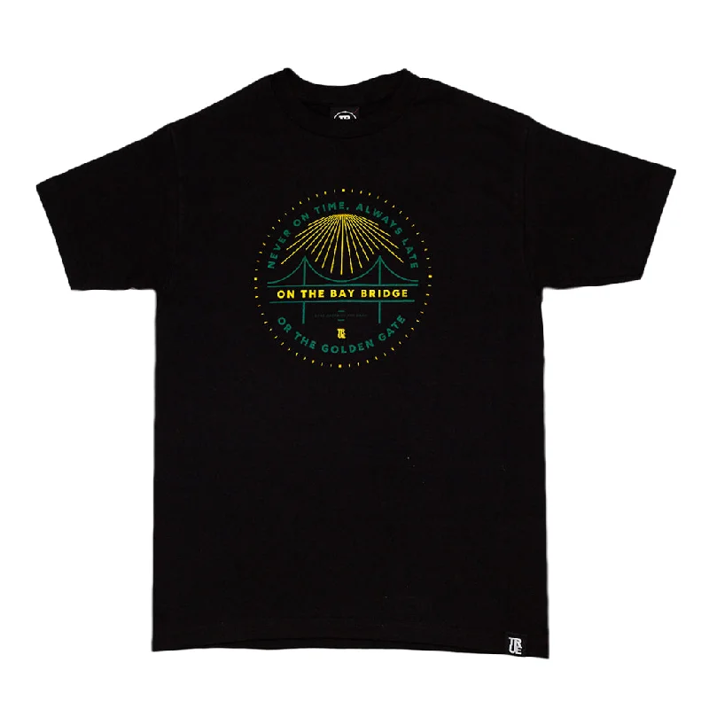 Men's True Always Late T-Shirt Black/Green