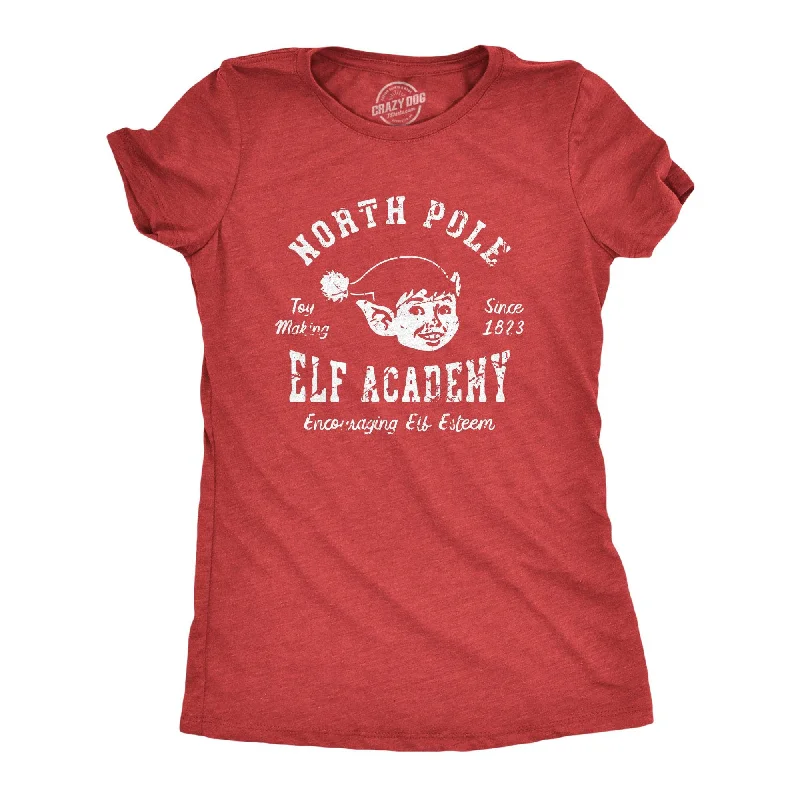 North Pole Elf Academy Women's T Shirt