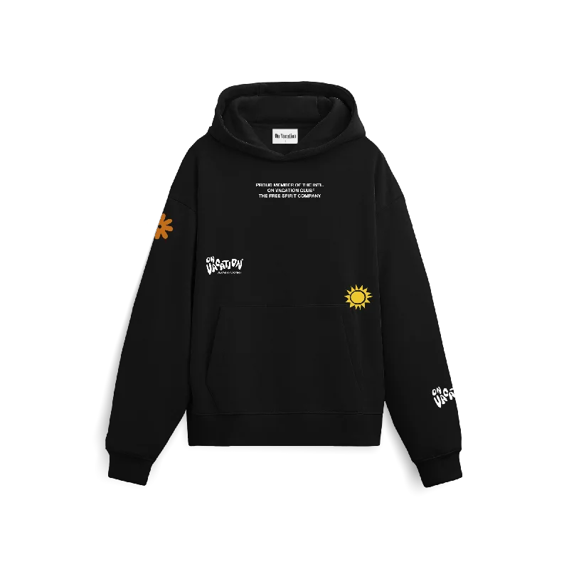 Patch Hoodie - Black