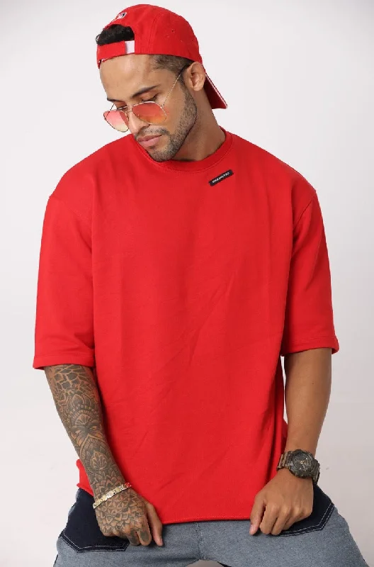 PREMIUM OVERSIZED T-SHIRT RED