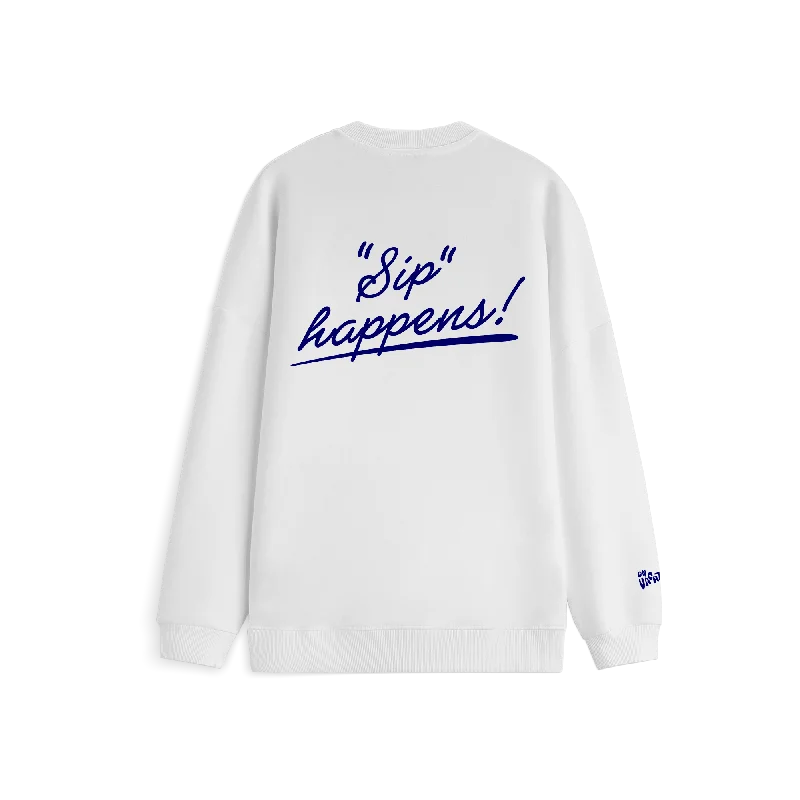 Sip Happens Sweater - Off White