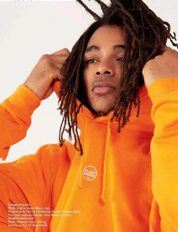 The Classics Hoodie - Embroidered Logo - Alarm Orange