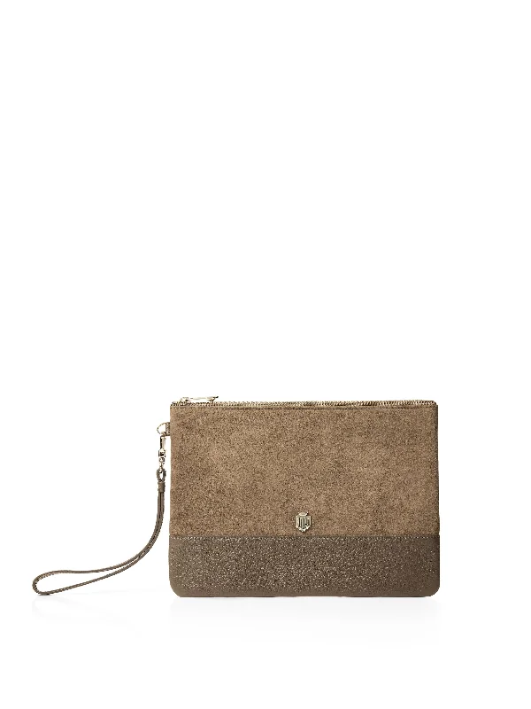 Highbury Clutch - Taupe