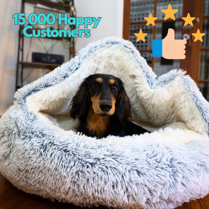 Zylo CozyNook Fluffy Pet Bed