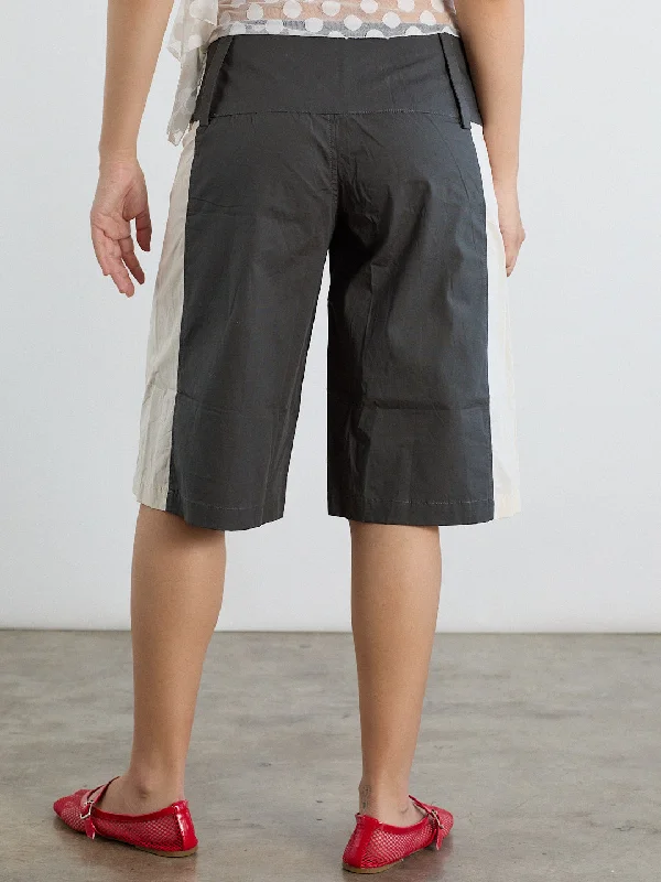 Paneles Short - Charcoal Stripe